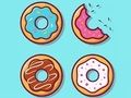 Coloring Book: Doughnuts 