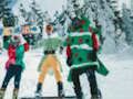 Ski resort Hidden snowflakes 