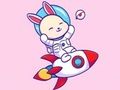 Coloring Book: Rabbit Astronaut 