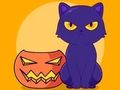 Coloring Book: Halloween Cat 