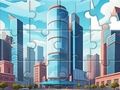 Jigsaw Puzzle: City Buildings 