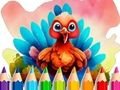 Coloring Book: Happy Thanksgiving 