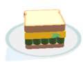 Burger Fold Puzzle 