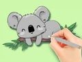 Coloring Book: Two Koalas 