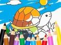 Coloring Book: Sunny Turtle 