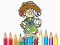 Coloring Book: Scarecrow 