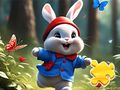 Jigsaw Puzzle: Running Rabbit 