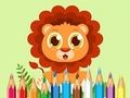 Coloring Book: Baby Lion 