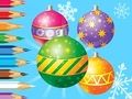 Coloring Book: Christmas Decorate Balls 