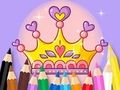 Coloring Book: Princess Crown 