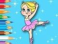 Coloring Book: Ballet Girl 
