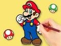 Coloring Book: Dwarf Holds Flower 
