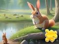 Jigsaw Puzzle: Rabbit And Squirrels 