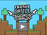 Friends Battle Swords Drawn 