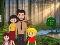 Family Escape From Forest 