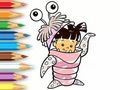 Coloring Book: Monster Costume Girl 