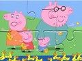 Jigsaw Puzzle: Peppa Pig Feed Ducks 