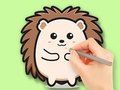 Coloring Book: Cute Hedgehog 