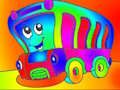 Kids Vehicles Coloring Book 