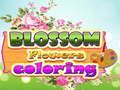 Blossom Flowers Coloring 