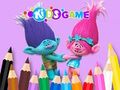 Coloring Book: Cute Troll 