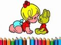 BTS: Baby Girl Coloring BTS: Baby Girl Coloring
