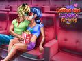 Dotted Girl Cinema Flirting 
