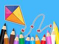 Coloring Book: Bowknot Kite 