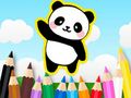 Coloring Book: Cute Panda 