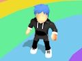 Scale Kid Run And Jump Up 