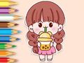 Coloring Book: Lovely Girl 