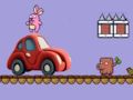 Challenge adventure of cute rabbit 