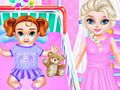 Little Elsa Caring Day 