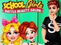 School Girls Battle Beauty Salon 