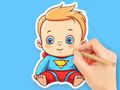 Coloring Book: Cute Super Baby 