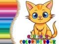 Cute Cat Coloring Book 