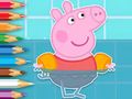 Coloring Book: Peppa Swimming Coloring Book: Peppa Swimming