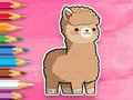 Coloring Book: Cute Alpaca Coloring Book: Cute Alpaca