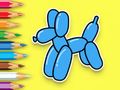 Coloring Book: Balloon Puppy 