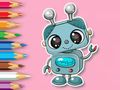 Coloring Book: Smile Robot 