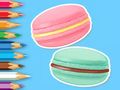 Coloring Book: Macaron 