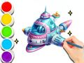 Coloring Book: Space Travel 