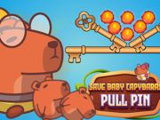 Save Baby Capybaras Pull Pin 
