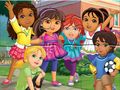 Jigsaw Puzzle: Dora Into City Jigsaw Puzzle: Dora Into City