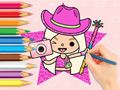 Coloring Book: Toca Baca World 