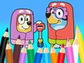 Coloring Book: Bluey Flossing Grannies Coloring Book: Bluey Flossing Grannies