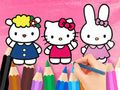 Coloring Book: Hello Kitty With Friends 