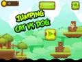 Jumping Cat Vs Dog