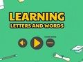 Learning Letters And Words