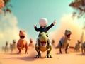 Stickman: Dinosaur arena